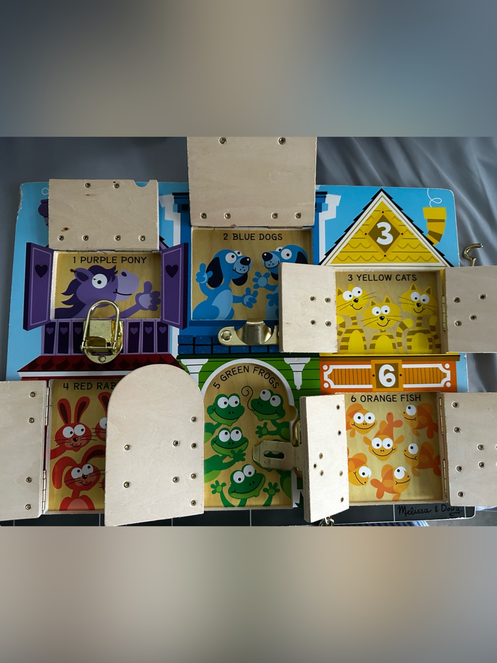 Melissa and Doug latches puzzle